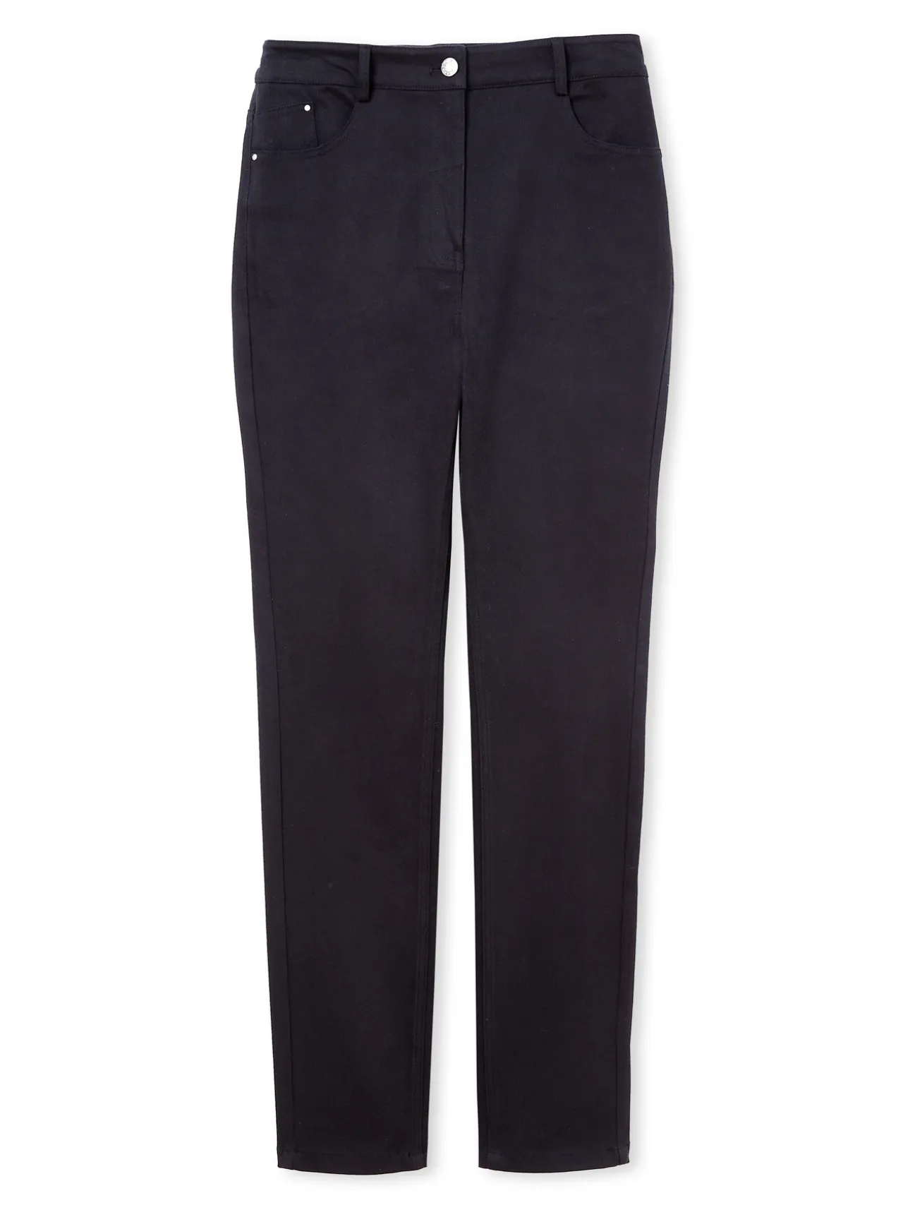 Pantalon 5 poches taille haute