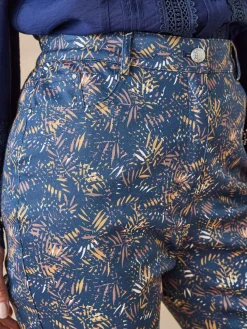 Pantalon 5 poches taille haute