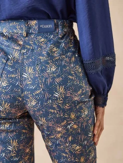 Pantalon 5 poches taille haute