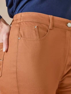 Pantalon 5 poches taille haute