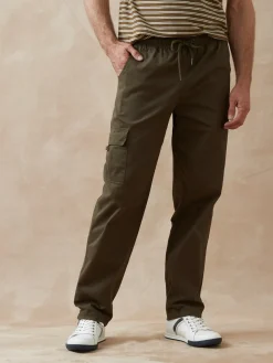 Pantalon cargo élastiqué