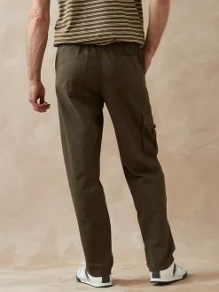Pantalon cargo élastiqué