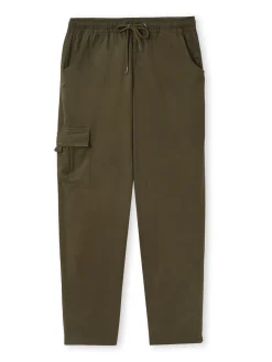 Pantalon cargo élastiqué