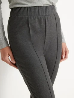 Pantalon droit élastiqué maille milano