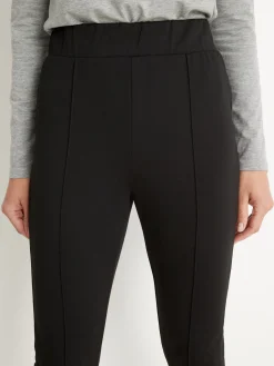 Pantalon droit élastiqué maille milano