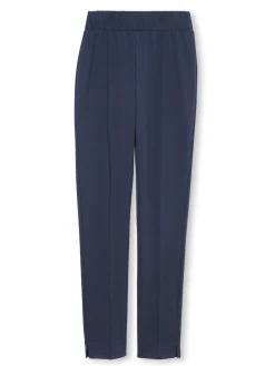 Pantalon droit élastiqué maille milano