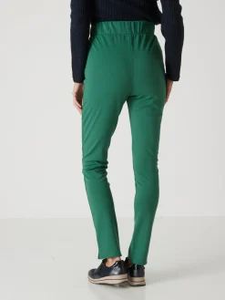 Pantalon droit élastiqué maille milano