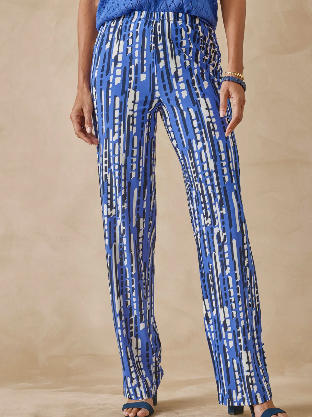 Pantalon en crêpe fluide