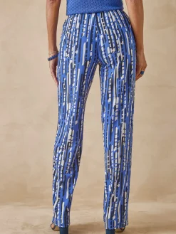 Pantalon en crêpe fluide