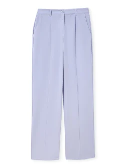 Pantalon en maille crêpe