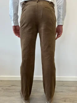 Pantalon en velours extensible