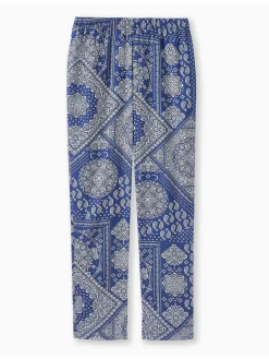 Pantalon fluide entièrement élastiqué