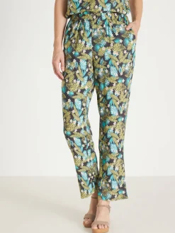 Pantalon fluide entièrement élastiqué