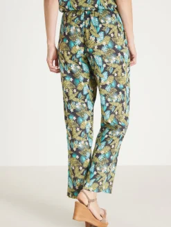 Pantalon fluide entièrement élastiqué