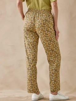 Pantalon fluide élastiqué