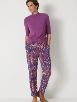 Pantalon fluide élastiqué