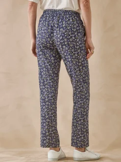 Pantalon fluide élastiqué