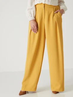 Pantalon large en crêpe