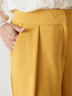 Pantalon large en crêpe