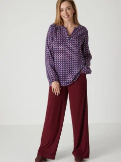 Pantalon large et droit