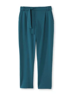 Pantalon élastiqué en maille