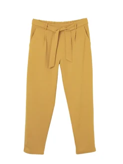 Pantalon élastiqué en maille