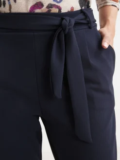 Pantalon élastiqué en maille