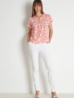 Pantalon élastiqué maille milano