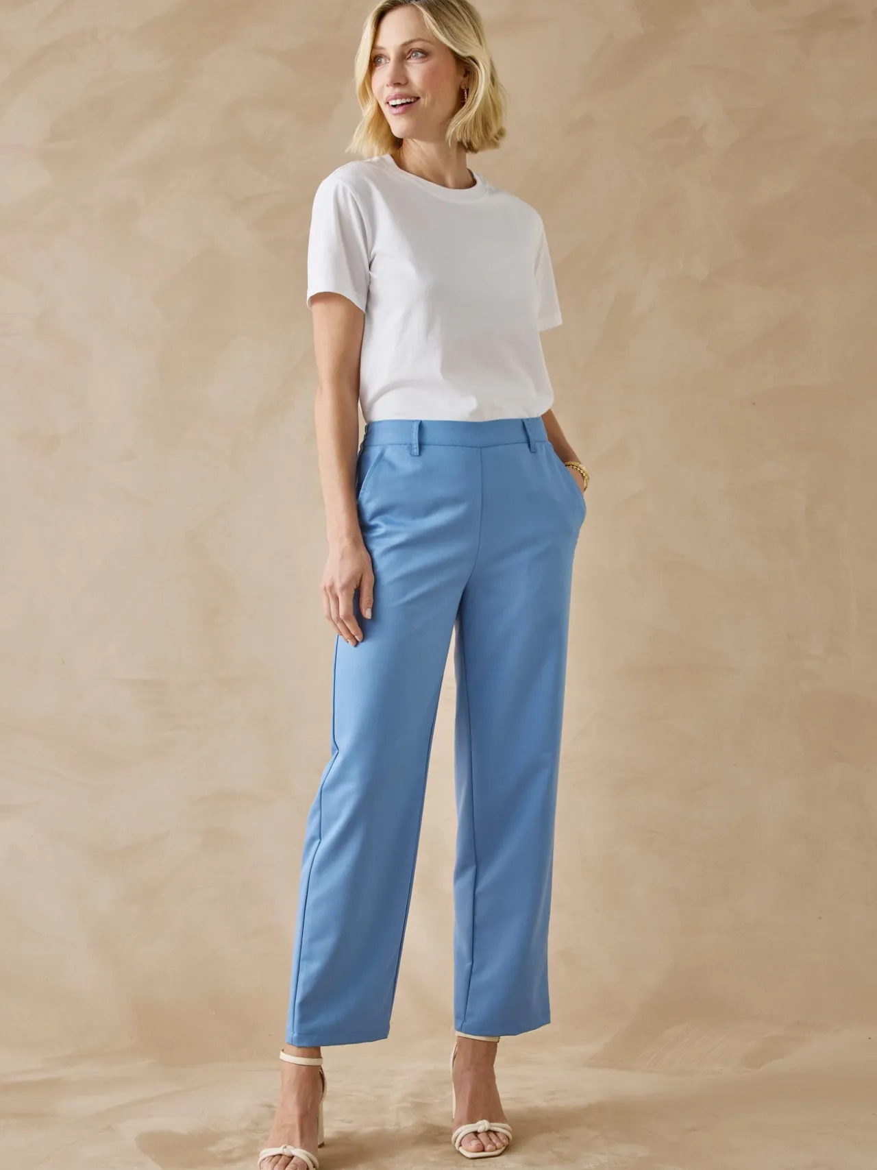 Pantalon 7/8ème élastiqué dos