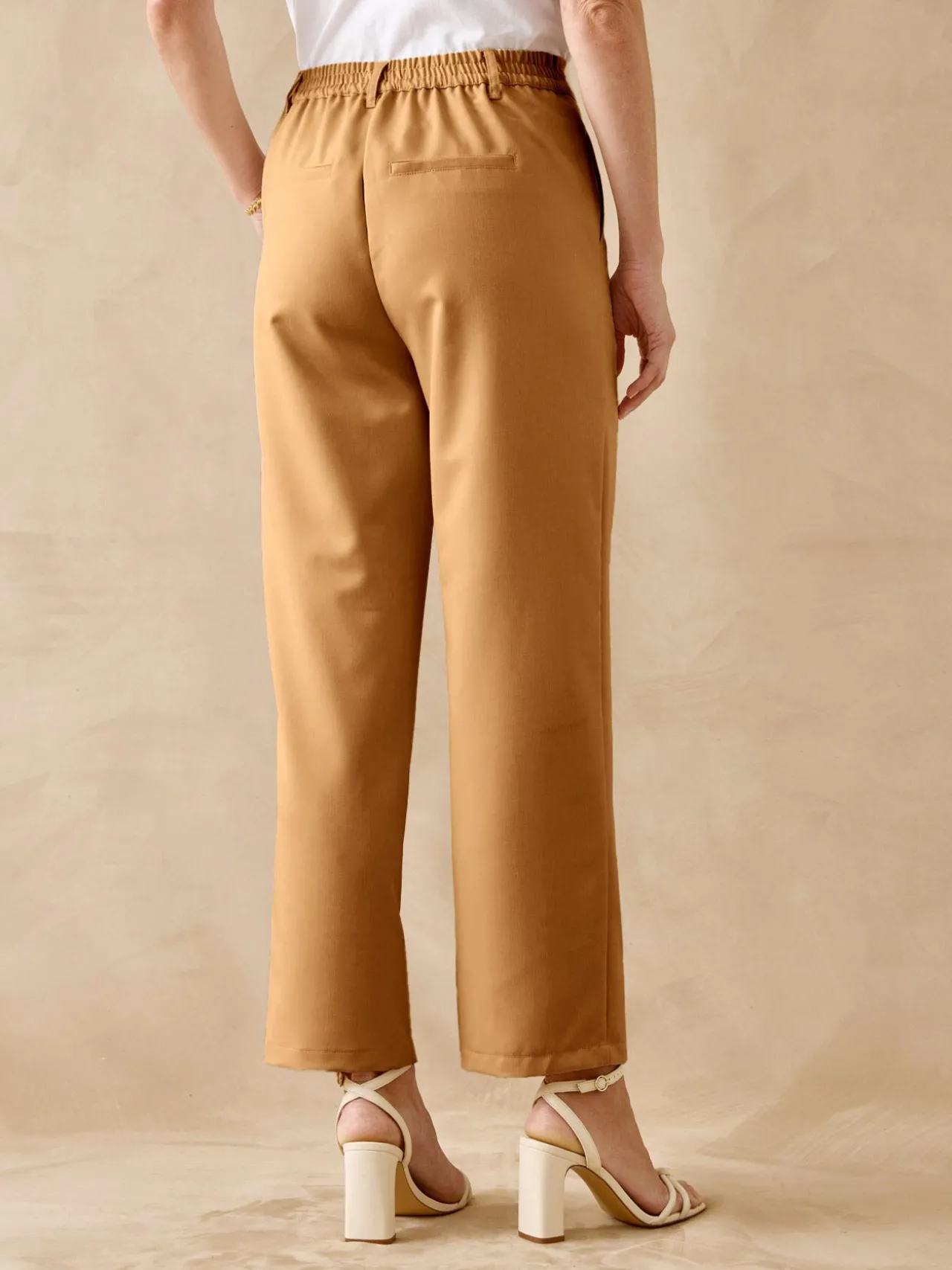 Pantalon 7/8ème élastiqué dos