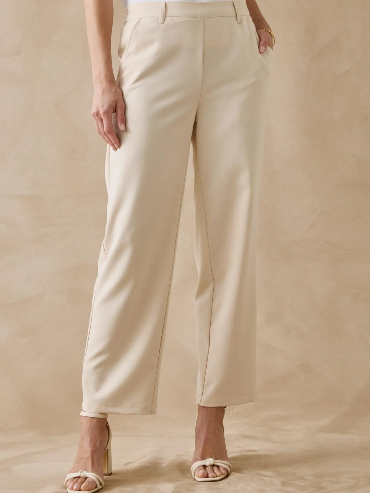 Pantalon 7/8ème élastiqué dos
