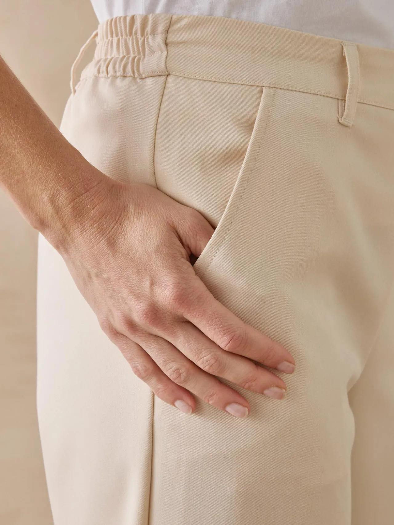 Pantalon 7/8ème élastiqué dos