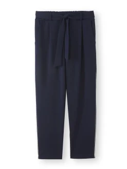 Pantalon raccourci élastiqué