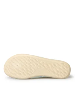 Pantoufles à scratch broderies fleurs