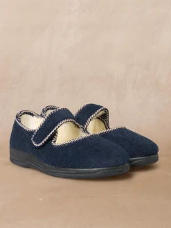 Pantoufles babies fourrées à scratch