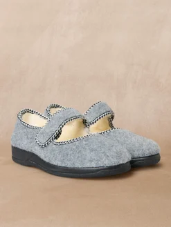 Pantoufles babies fourrées à scratch