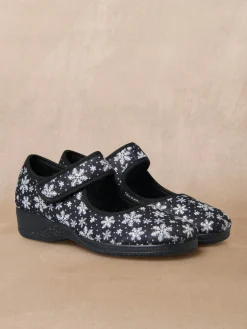 Pantoufles ballerines à scratch