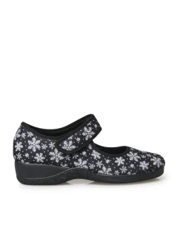 Pantoufles ballerines à scratch