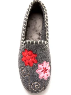 Pantoufles brodées