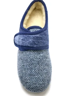 Pantoufles fourrées laine