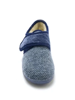 Pantoufles fourrées laine