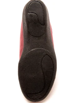 Pantoufles fourrées laine majoritaire