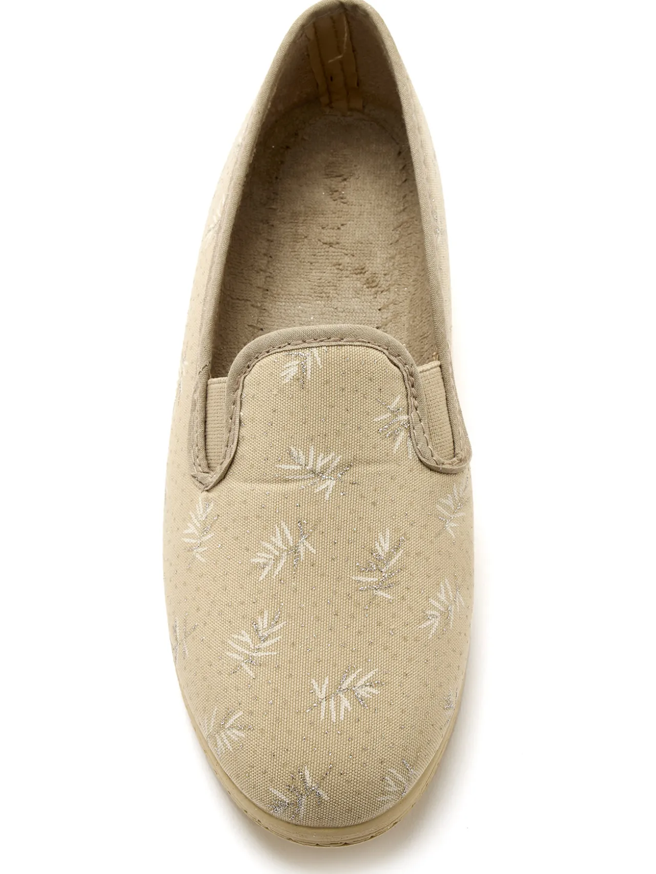 Pantoufles sans-gêne intérieur éponge