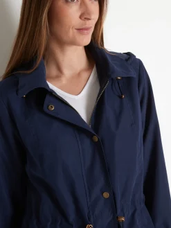 Parka déperlante à capuche amovible