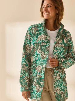 Parka déperlante à capuche amovible