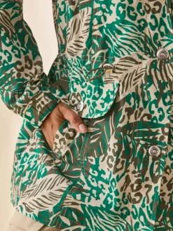 Parka déperlante à capuche amovible