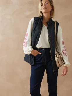 Parka déperlante matelassée sans manches