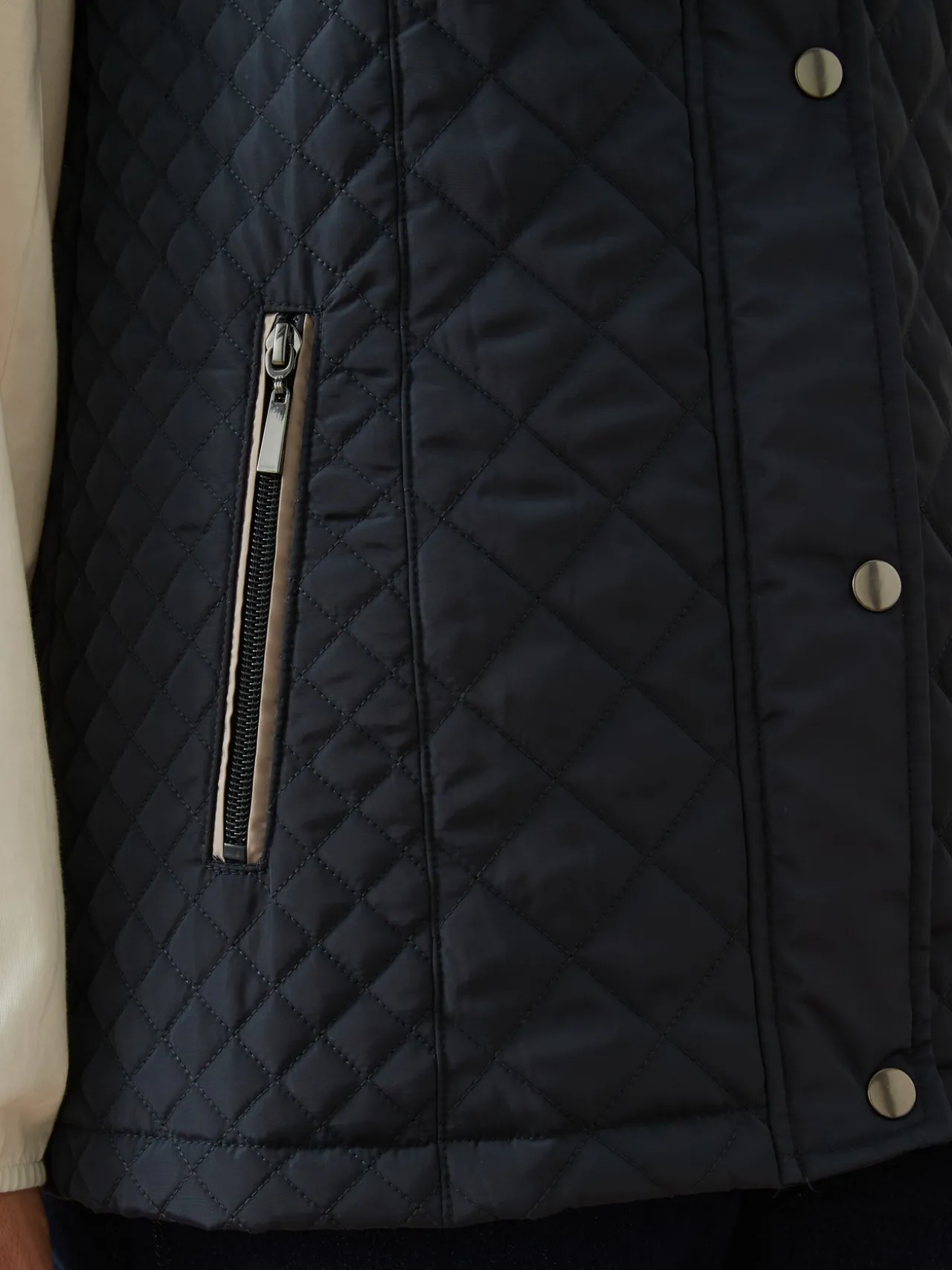 Parka déperlante matelassée sans manches