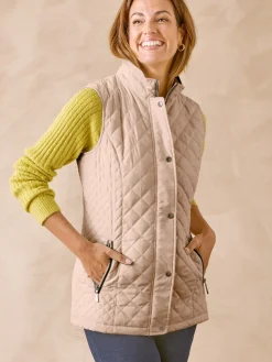 Parka déperlante matelassée sans manches