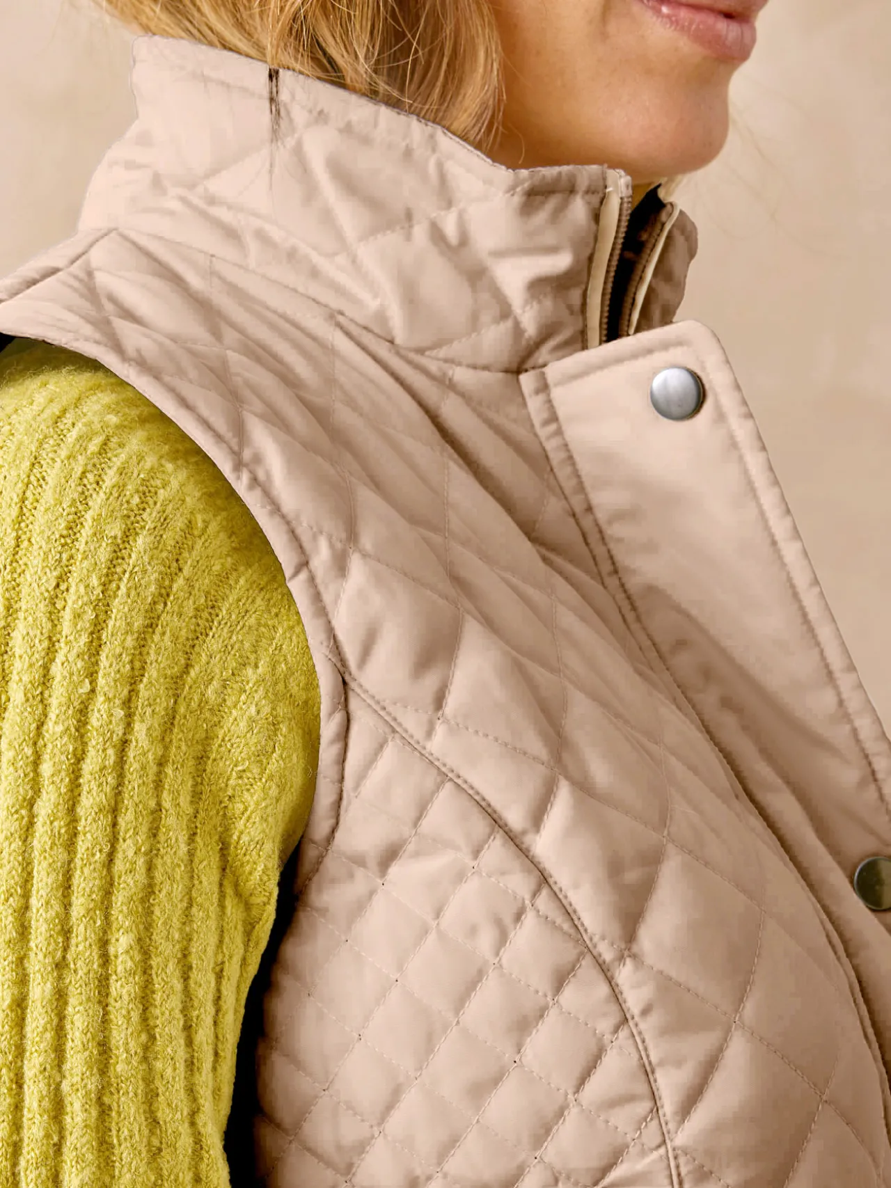 Parka déperlante matelassée sans manches